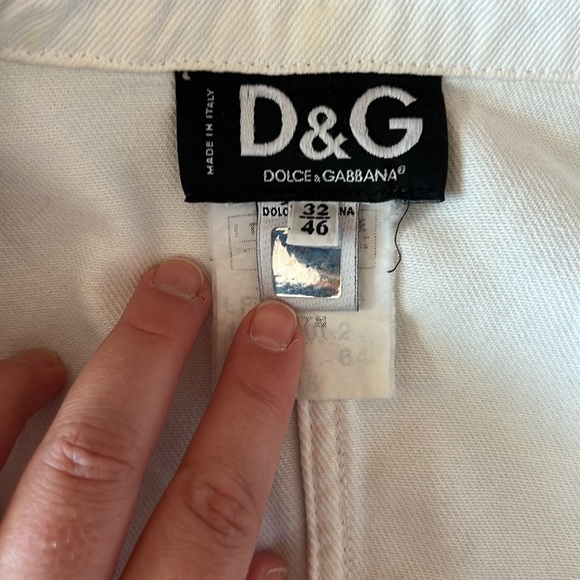 Dolce and Gabbana white Jean jacket - Picture 2 of 12